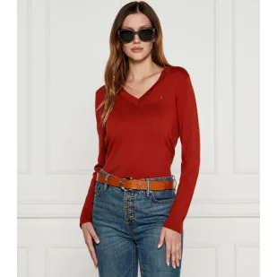 Tommy Hilfiger Sweter | Regular Fit - Swetry damskie - miniaturka - grafika 1