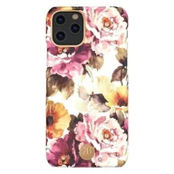 Etui i futerały do telefonów - Kingxbar Blossom etui ozdobione oryginalnymi Kryształami Swarovskiego iPhone 11 Pro Max wielokolorowy (Peony) - Wielokolorowy - miniaturka - grafika 1