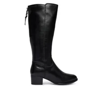 Kozaki damskie - Kozaki Tamaris 1-25539-45 Czarny - miniaturka - grafika 1