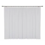 Firany - Firana z taśmą/pompony ENZO 290 x 260 cm biały - miniaturka - grafika 1