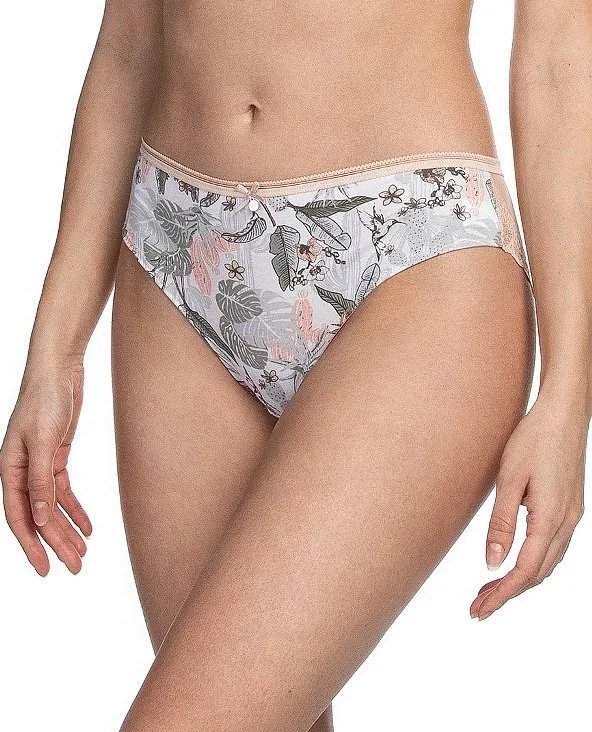 LAMA Figi Damskie Bikini KWIATY r. XXL, 2 szt.