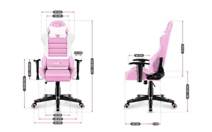 huzaro Fotel gamingowy dla dzieci RANGER 6.0 PINK - Fotele gamingowe - miniaturka - grafika 1