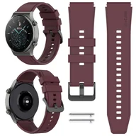 Akcesoria do smartwatchy - PASEK DO HUAWEI WATCH GT/GT 2/GT 2E/GT 2 PRO/3/3 PRO/GT 3/GT 3 SE/GT 3 PRO - BORDOWY - miniaturka - grafika 1