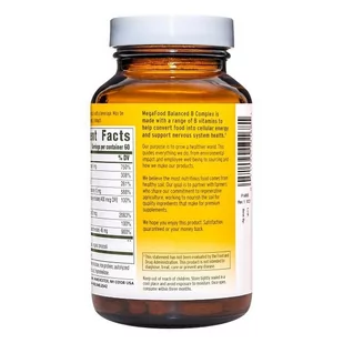 MegaFood Balanced B Complex 30 tab. - Suplementy naturalne - miniaturka - grafika 4