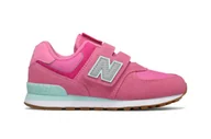 Buty dla dziewczynek - Buty dziewczęce New Balance 574 sneakersy na rzepy-35 - miniaturka - grafika 1