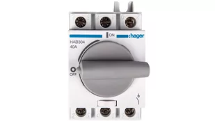 Hager rozłącznik obciążenia rozmiar-1 HAB304 - Wyłączniki światła i elektryczne - miniaturka - grafika 1