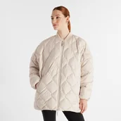 Kurtki damskie - Kurtka damska New Balance WJ43503MBM  beżowa - miniaturka - grafika 1