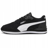 Buty sportowe męskie - Buty męskie sportowe Puma St Runner V4 39966501 zamszowe czarne 46 - miniaturka - grafika 1