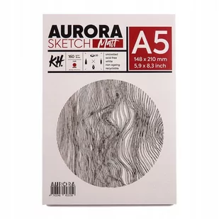 Blok do szkicu AURORA Sketch Matt 20 arkuszy 160 g - Podobrazia, bloki, papiery - miniaturka - grafika 1