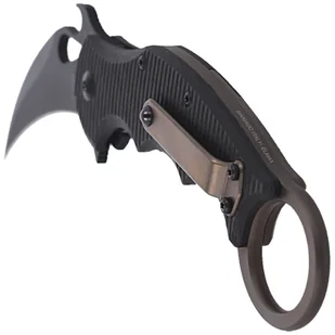 Nóż składany FOX Karambit Titanium Frame Lock / Carbon Fiber, Cerakote Black Elmax (FX-599TiC) - Noże - miniaturka - grafika 6