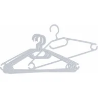 Wieszaki do szafy - Wieszak do ubrań obrotowy 5 szt. biały - miniaturka - grafika 1