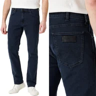 Spodnie męskie - Wrangler GREENSBORO Iron Blue GRANATOWY DżINS W46 L32 - miniaturka - grafika 1