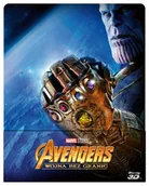 Pozostałe filmy Blu-Ray - Avengers Wojna bez granic Blu-ray 3D steelbook) - miniaturka - grafika 1