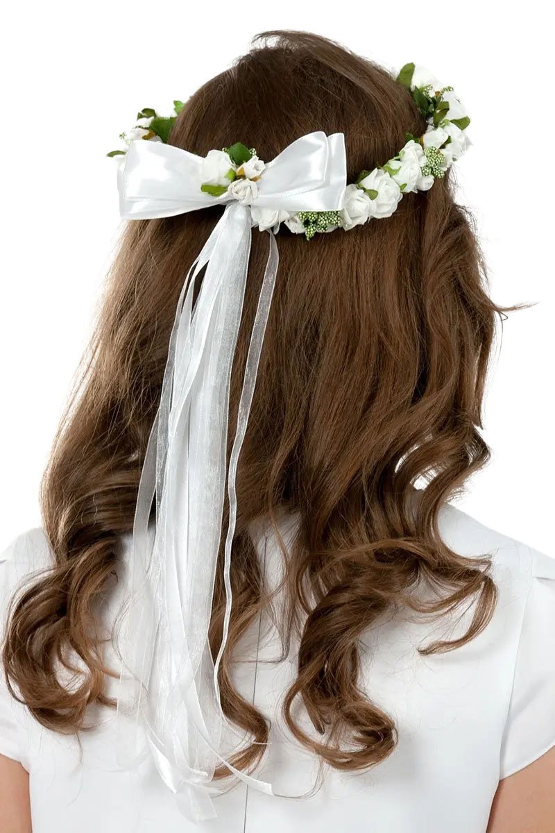 Wianek komunijny jak żywy wianki komunijne komunia WK64