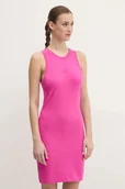 Sukienki - adidas sukienka Future Icons kolor różowy mini dopasowana JE0202 - miniaturka - grafika 1