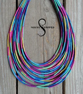 Masajka 100% BAWEŁNA - Naszyjniki - miniaturka - grafika 1