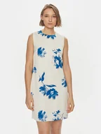 Sukienki - Calvin Klein Sukienka letnia K20K207038 Biały Regular Fit - miniaturka - grafika 1