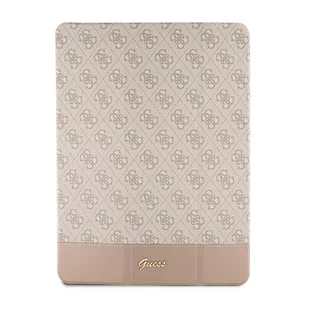 Guess GUFC10PS4SGP iPad 10.2" różowy/pink 4G Stripe Allover - Etui do tabletów - miniaturka - grafika 1
