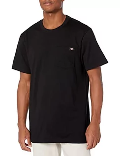 Koszulki męskie - Dickies - Koszulka męska, klasyczna koszulka, przednia kieszeń z logo, Czarny, 3XL - grafika 1