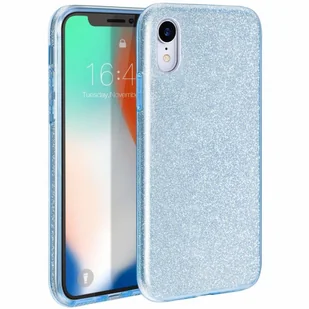 nemo Etui Glitter MOTOROLA MOTO G7 niebieskie - Etui i futerały do telefonów - miniaturka - grafika 1