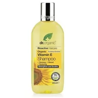 Szampony do włosów - Dr.Organic Vitamin E Shampoo szampon rewitalizująco-regenerujący do włosów cienkich 265ml - miniaturka - grafika 1