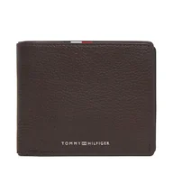 Portfele - Duży Portfel Męski Tommy Hilfiger Th Corp Cc & Coin AM0AM13740 Brązowy - miniaturka - grafika 1