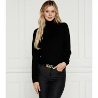 Bluzki damskie - Armani Exchange Golf | Slim Fit | z dodatkiem wełny - miniaturka - grafika 1