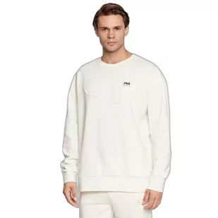 FILA Męska bluza Tricase Boxy Crew Sweat, Cloud Dancer, S - Bluzy męskie - miniaturka - grafika 1