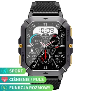 Rubicon RNCF23 Czarny - Smartwatch - miniaturka - grafika 1