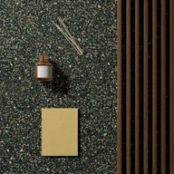 Płytki ceramiczne - ABK Blend Dots Multiblack - płytka ceramiczna/gres 32x120x4,5x2 cm rett. 9 mm naturale ang. top SX - miniaturka - grafika 1