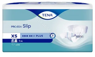 SCA HYGIENE PRODUCTS AB TENA Slip Plus XS pieluchomajtki 30 sztuk + Gratis chusteczki oczyszczające 10 sztuk 9048613 - Pozostałe kosmetyki - miniaturka - grafika 2