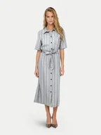 Sukienki - ONLY Sukienka koszulowa Caro 15338884 Niebieski Regular Fit - miniaturka - grafika 1
