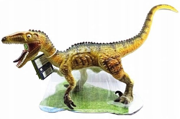 Duży 64 cm Dinozaur Indominus Rex Na Podstawce z Efektami Dźwiękowymi