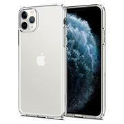 Etui i futerały do telefonów - Spigen Etui Liquid Crystal do Apple iPhone 11 Pro Max Przezroczysty - miniaturka - grafika 1