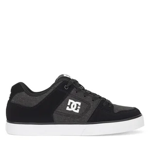 Sneakersy DC PURE 300660-KWT Czarny - Sneakersy męskie - miniaturka - grafika 1