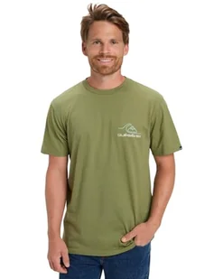 Quiksilver Koszulka z krótkim rękawem Light Waves SS Green L - Koszulki męskie - miniaturka - grafika 1