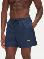 Kąpielówki męskie - Aeronautica Militare Szorty kąpielowe 251BW225CT3539 Granatowy Regular Fit - miniaturka - grafika 1
