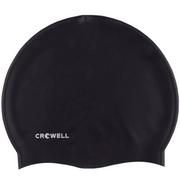 Pływanie - Czepek pływacki silikonowy dla dorosłych Crowell Mono Breeze czarny - miniaturka - grafika 1