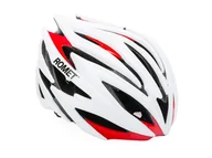Kaski rowerowe - Kask rowerowy Romet 109 bialo czerwony (55 - 58 cm) - miniaturka - grafika 1