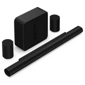 Soundbary - SONOS Arc Ultra + Sub 4 + 2x ERA 100 zestaw wszechogarniający premium (komplet/czarny) - miniaturka - grafika 1