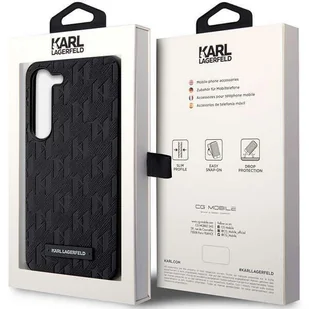 Karl Lagerfeld KLHCS23MSAKLHPK S23+ S916 hardcase czarny/black Saffiano Mono Metal Logo - Etui i futerały do telefonów - miniaturka - grafika 8