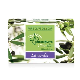 MACROVITA OLIVE-ELIA mydło z czystej oliwy z oliwek LAWENDA 100g - Mydła - miniaturka - grafika 1