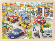 Łamigłówki - Puzzle Stacja paliw, 96 elementów - miniaturka - grafika 1