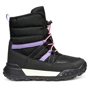 Śniegowce Geox J Trekkyup B Ab J46M7F 08V50 C9266 M Czarny - Buty dla dziewczynek - miniaturka - grafika 1