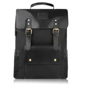 Plecaki - PLECAK MĘSKI NA LAPTOPA DO PRACY DO BIURA PAOLO PERUZZI SI-03-BL - miniaturka - grafika 1