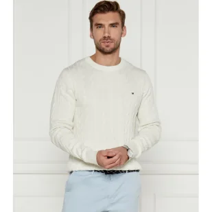 Tommy Hilfiger Sweter CLASSIC CABLE | Regular Fit - Swetry męskie - miniaturka - grafika 1