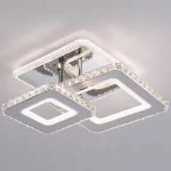 Lampy sufitowe - Lampa Sufitowa Kryształowa glamour wisząca Żyrandol Plafon Led Pilot 74W - miniaturka - grafika 1