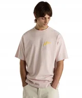 Koszulki męskie - T-shirt Vans BRUSH SCRIPT LOOSE SS VN000K42O3N Sepia Rose L - miniaturka - grafika 1