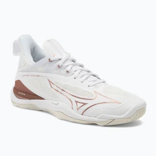 Buty do piłki ręcznej damskie Mizuno Wave Mirage 4 white/rose/snow white - Buty sportowe damskie - miniaturka - grafika 1