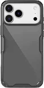 Etui Nillkin Nature TPU Pro na iPhone 17 Pro Max - półprzezroczyste-czarne - Etui i futerały do telefonów - miniaturka - grafika 1